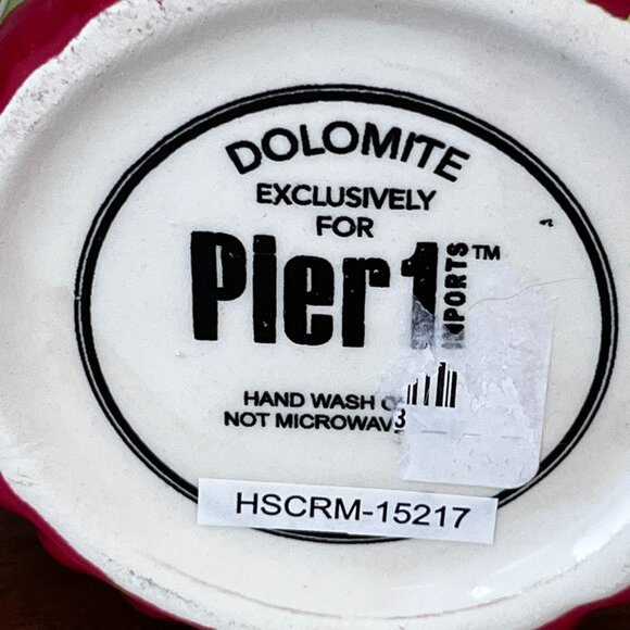 Pier 1 Jingle All the Way Mug Ringing Bell Tall Christmas Coffee Cup Dolomite - Picture 9 of 10